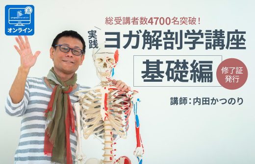 【サイド上】実践ヨガ解剖学講座<基礎編>/オンライン&スタジオ開催