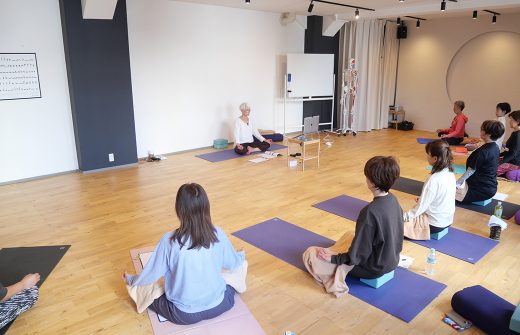 プラーナヤーマ特別クラスの様子