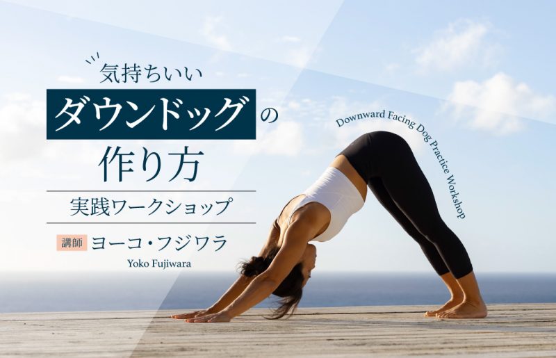 気持ちいいダウンドッグの作り方実践ワークショップ
